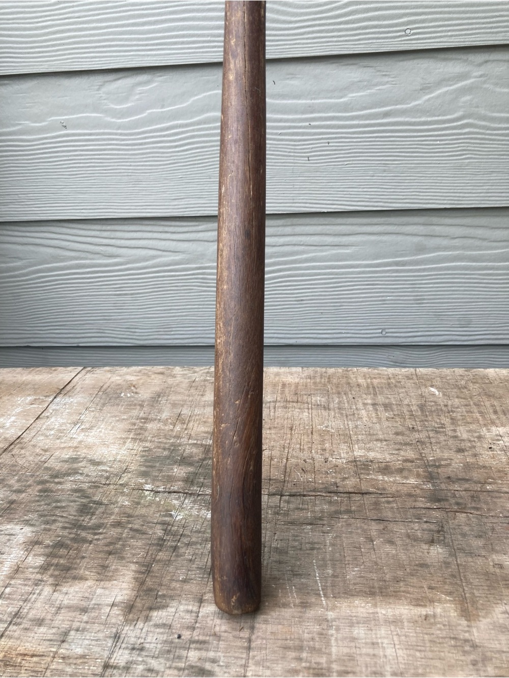 Vintage Farming Tool Wood Handle Manure Drag Rake 4 Tine Stamped Dorcy - Picture 10 of 14